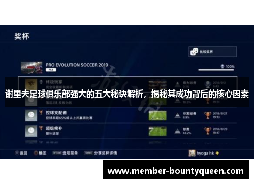 谢里夫足球俱乐部强大的五大秘诀解析，揭秘其成功背后的核心因素