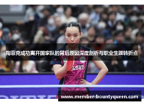 陶菲克成功离开国家队的背后原因深度剖析与职业生涯转折点